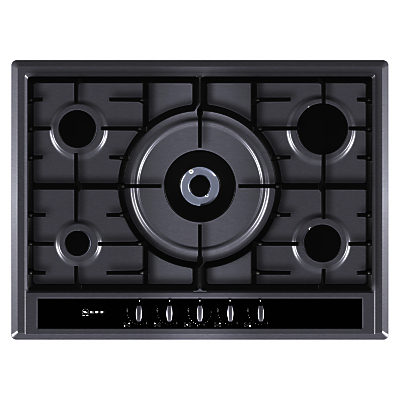 Neff T26S56N0 Gas Hob, Stainless Steel